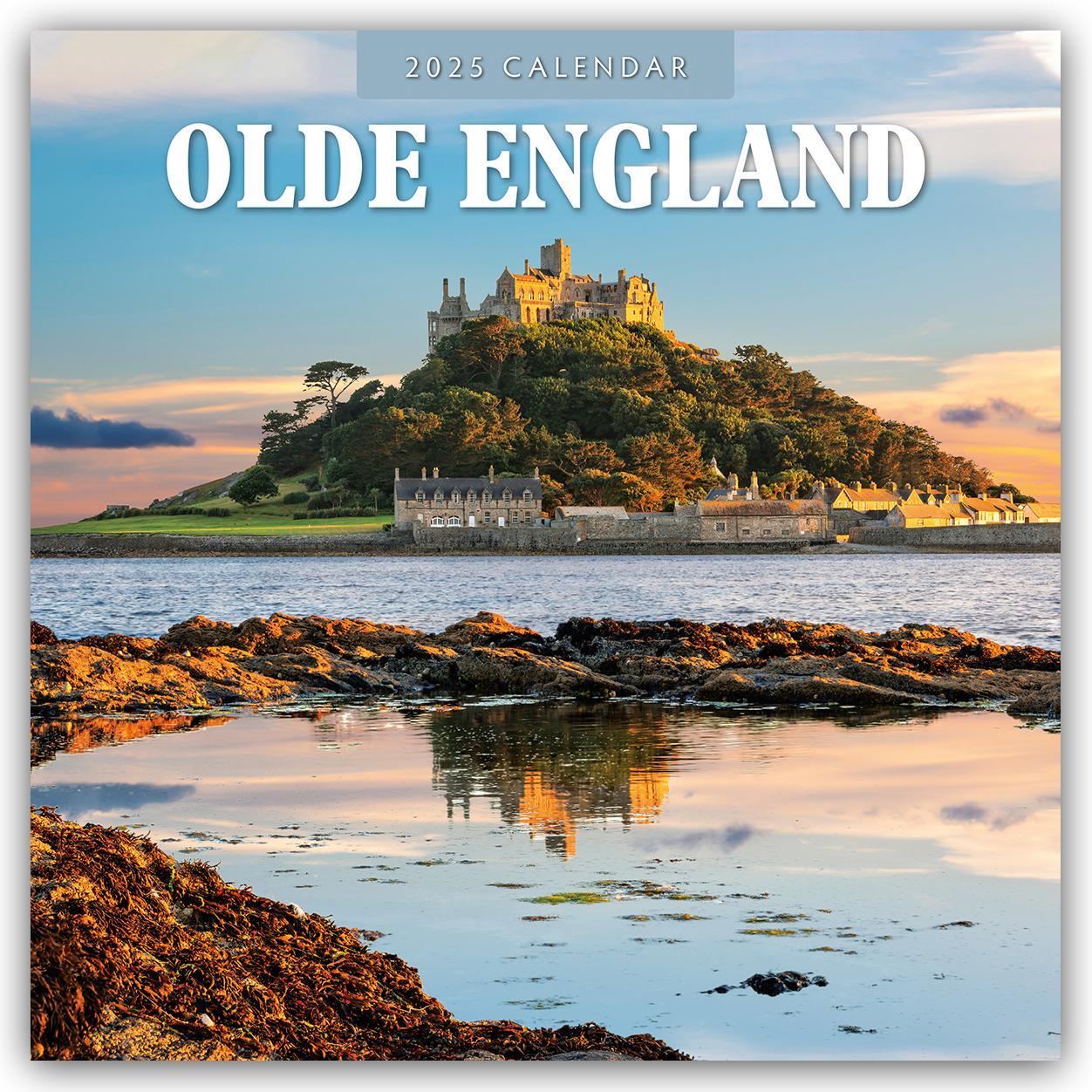 Cover: 9781804426395 | Olde England - Historisches England 2025 - 16-Monatskalender | Red