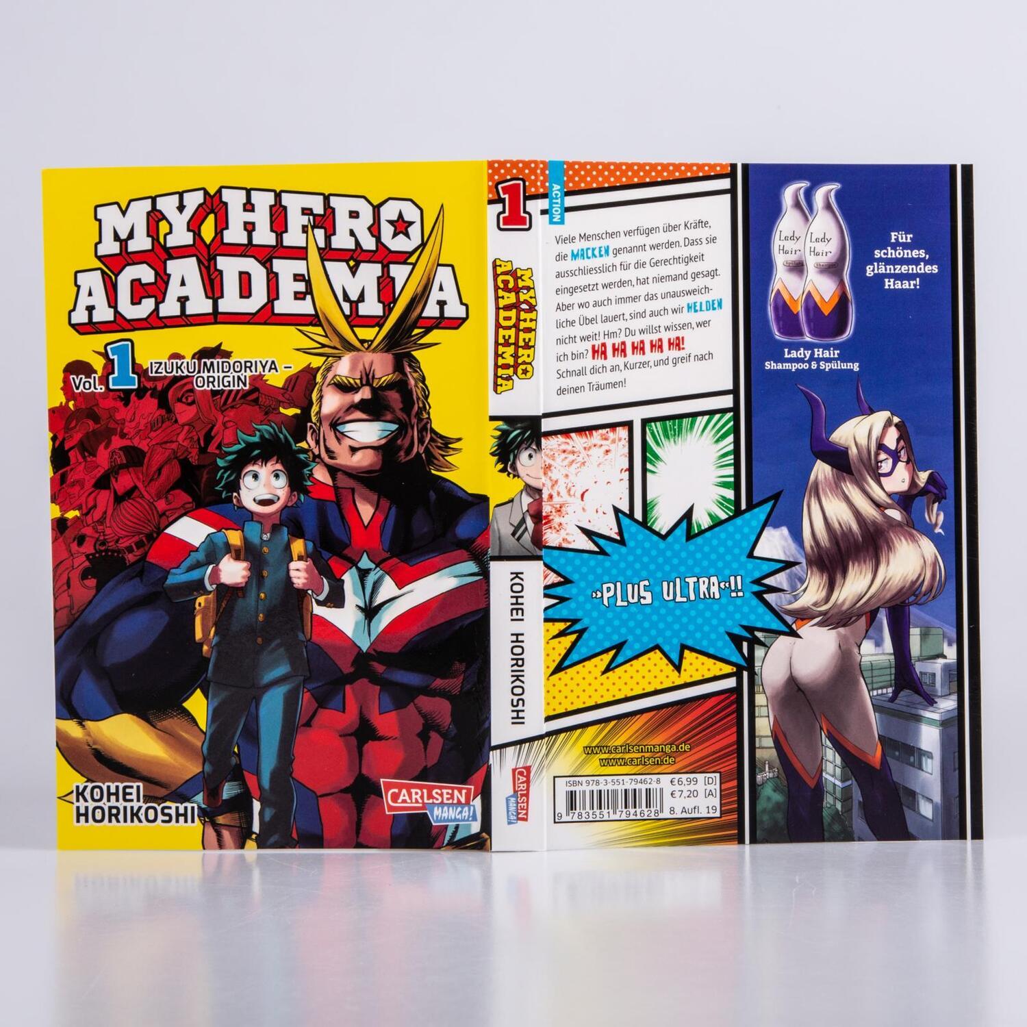 Bild: 9783551794628 | My Hero Academia 01 | Abenteuer und Action in der Superheldenschule!