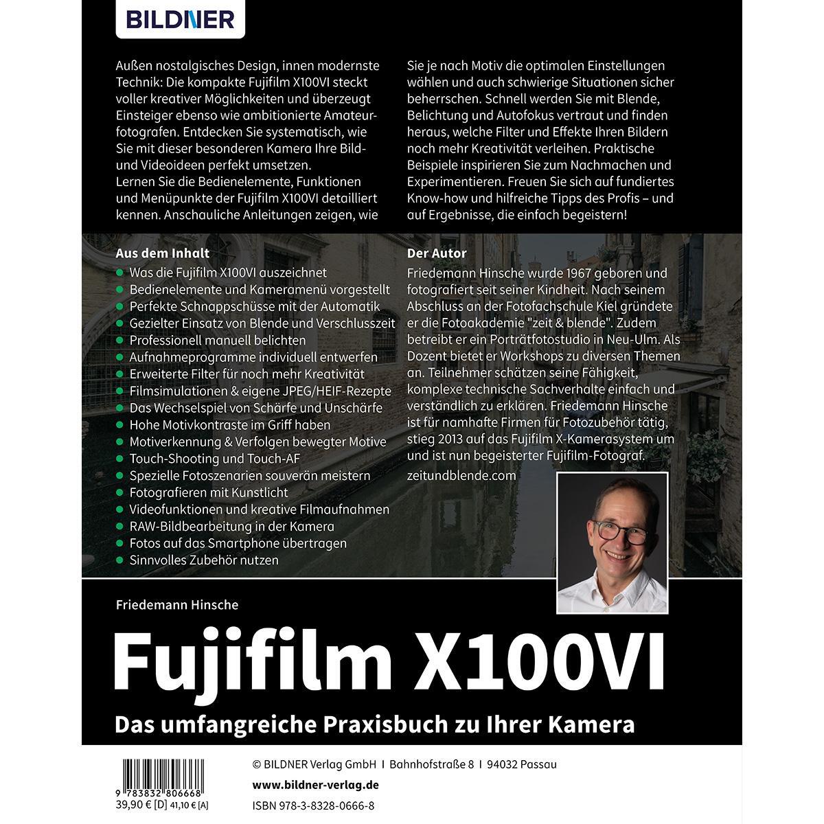 Rückseite: 9783832806668 | Fujifilm X100VI | Das umfangreiche Praxisbuch zu Ihrer Kamera! | Buch