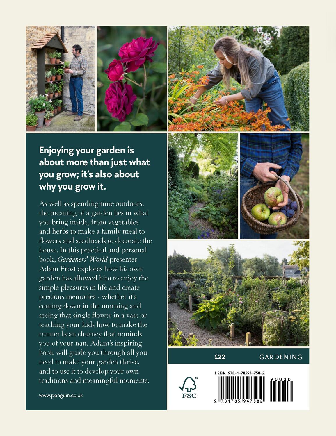 Rückseite: 9781785947582 | Gardener's World: How I Garden | Adam Frost | Buch | Englisch | 2022