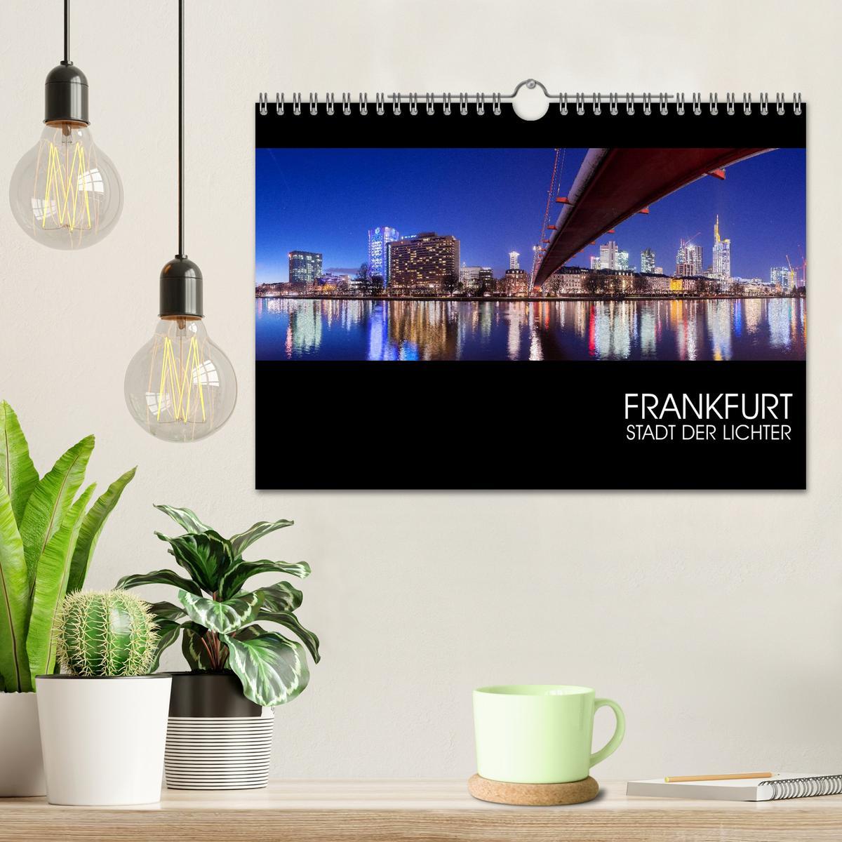 Bild: 9783435677931 | Frankfurt (Wandkalender 2025 DIN A4 quer), CALVENDO Monatskalender