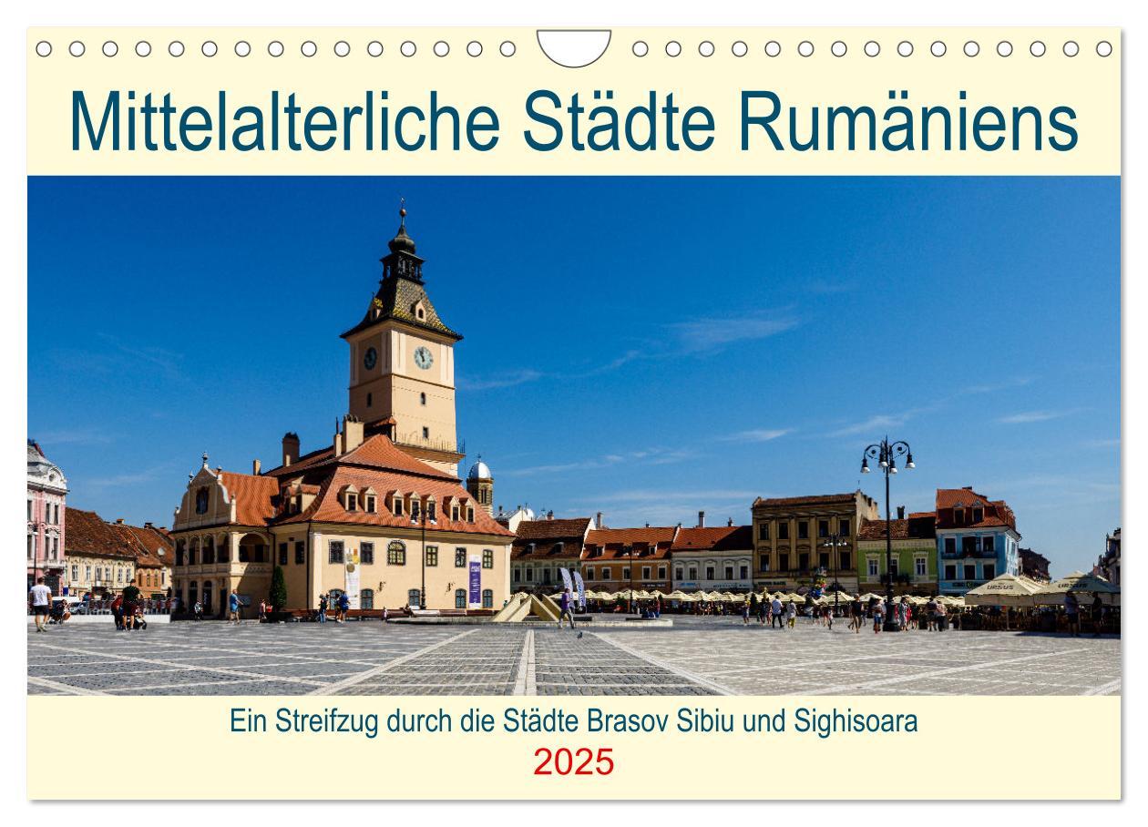 Cover: 9783383992858 | Mittelalterliche Städte Rumäniens (Wandkalender 2025 DIN A4 quer),...