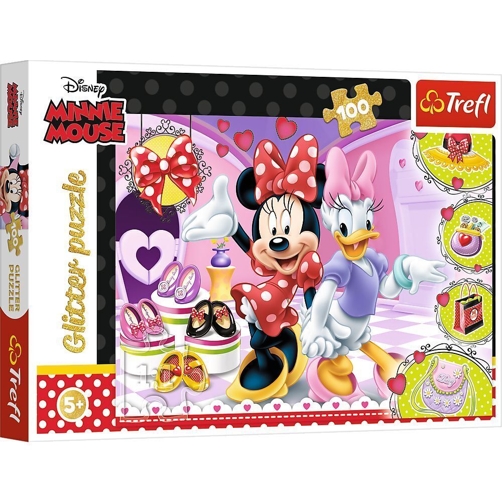 Cover: 5900511148206 | Disney Minnie Mouse Glitterpuzzle, Minnies Schmuckstücke...