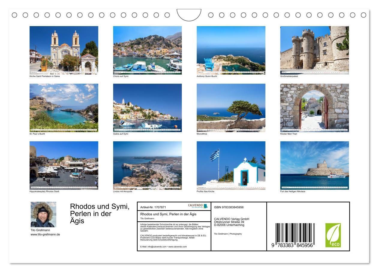 Bild: 9783383845956 | Rhodos und Symi, Perlen in der Ägis (Wandkalender 2025 DIN A4...