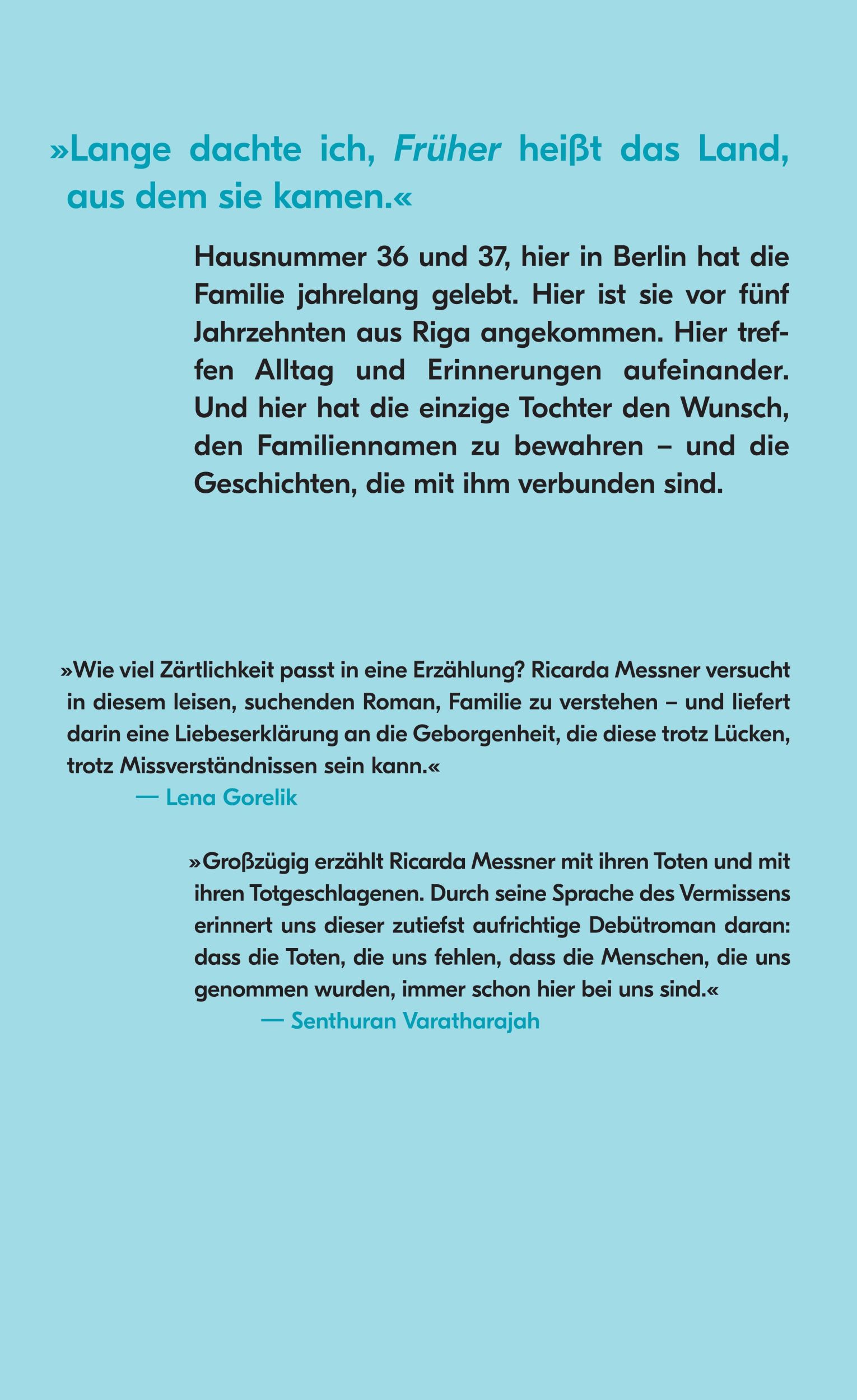 Rückseite: 9783518432327 | Wo der Name wohnt | Roman Über das, was von einer Familie bleibt