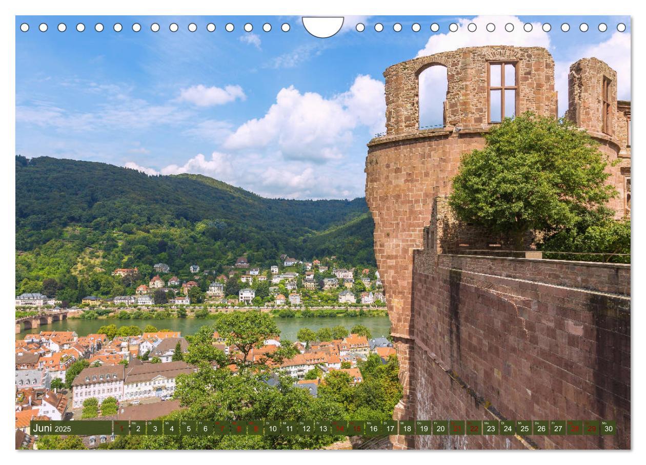 Bild: 9783435331673 | Heidelberger Neckarzauber (Wandkalender 2025 DIN A4 quer), CALVENDO...