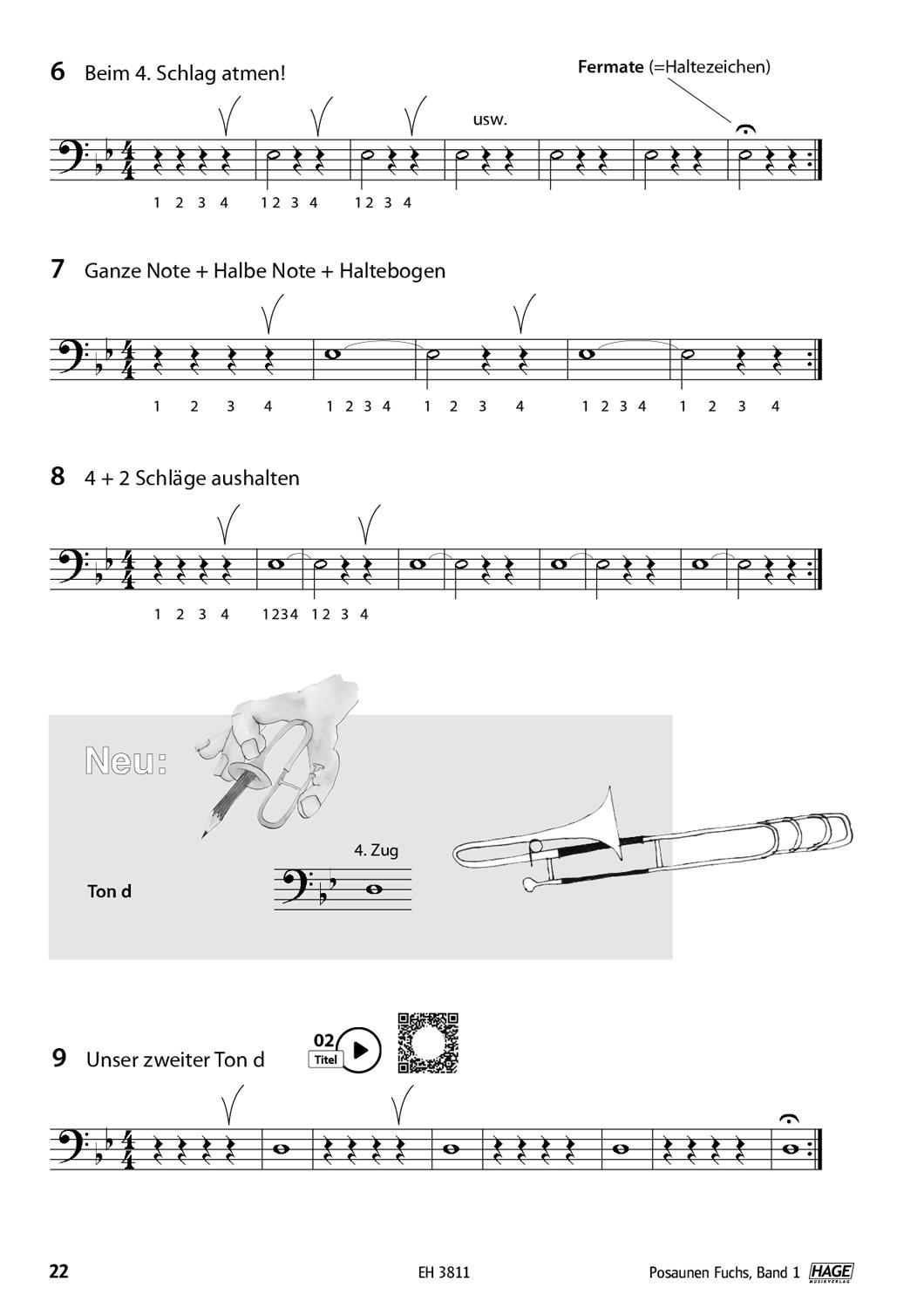 Bild: 9783866260818 | Posaunen Fuchs Band 1 mit QR-Code | Stefan Dünser (u. a.) | Buch