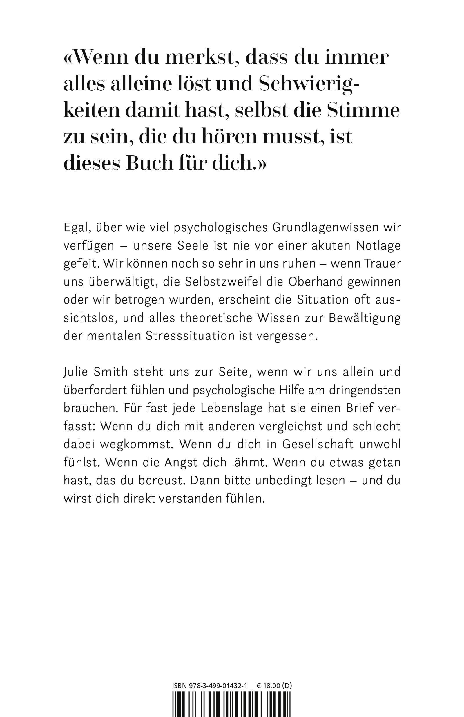 Rückseite: 9783499014321 | Unbedingt lesen, wenn ... | Julie Smith | Taschenbuch | 352 S. | 2025