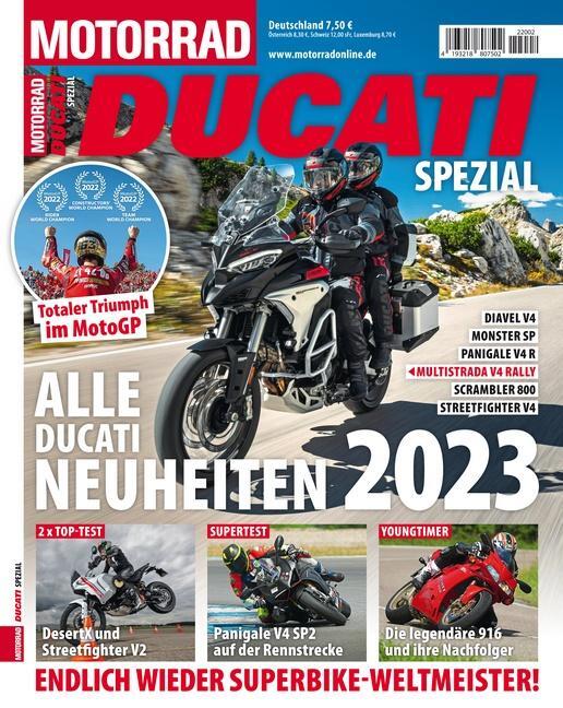 Cover: 9783613321465 | Motorrad Ducati Spezial | Sonderheft 2022 | Taschenbuch | Deutsch