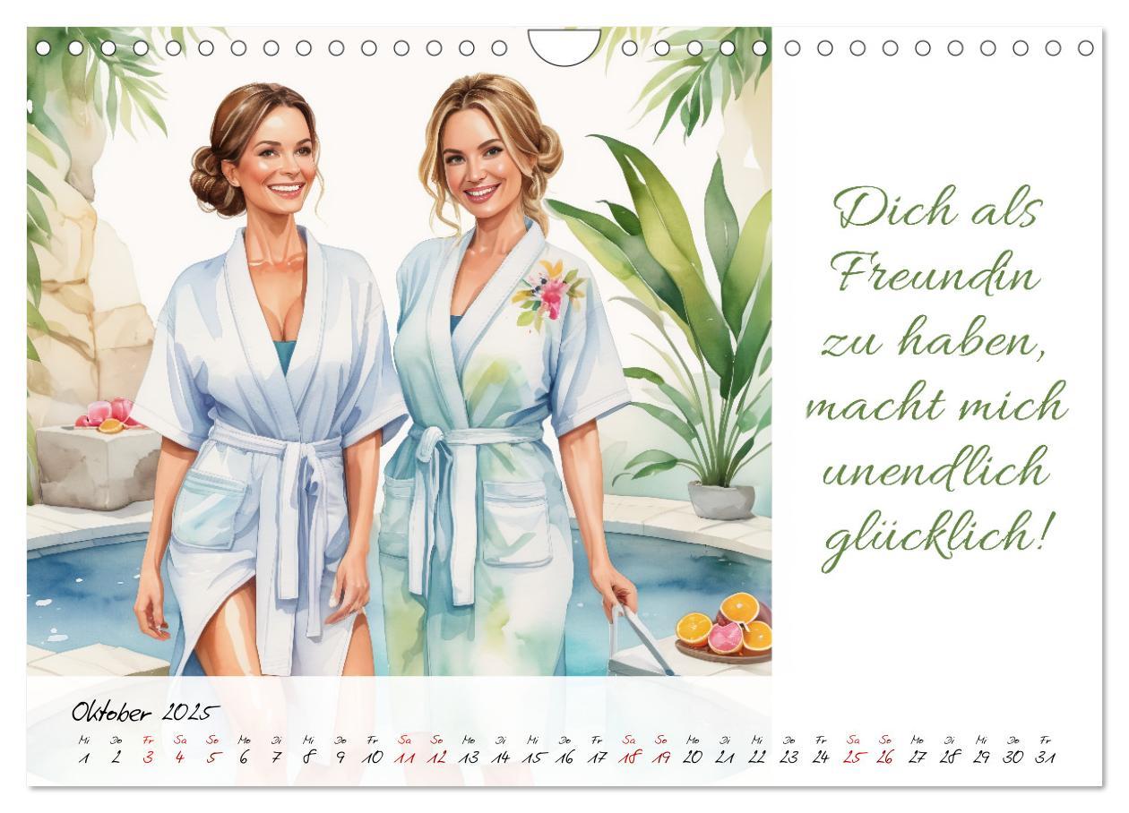 Bild: 9783383775482 | Beste Freundinnen (Wandkalender 2025 DIN A4 quer), CALVENDO...