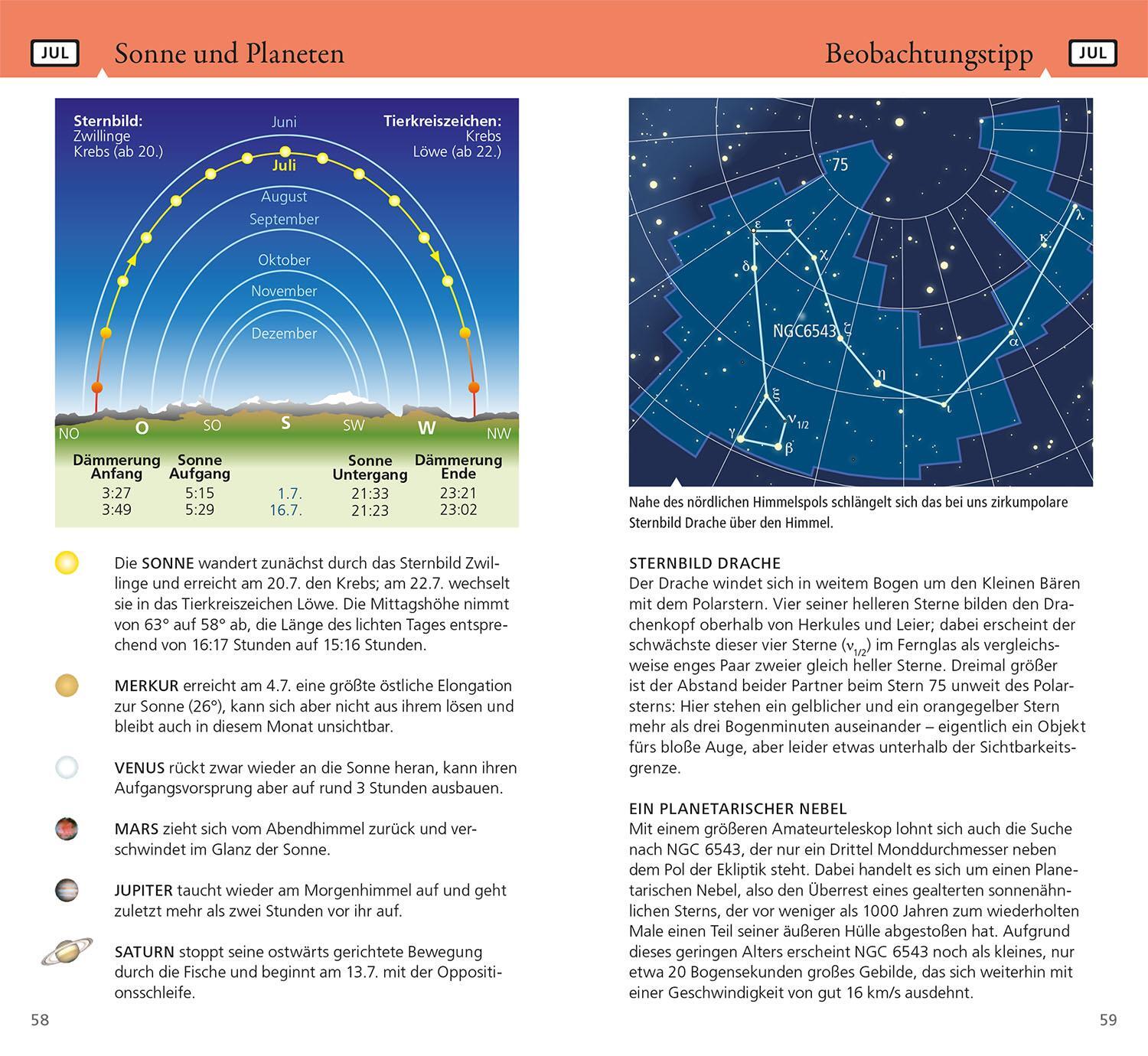 Bild: 9783440179093 | Was tut sich am Himmel 2025 | Hermann-Michael Hahn | Taschenbuch