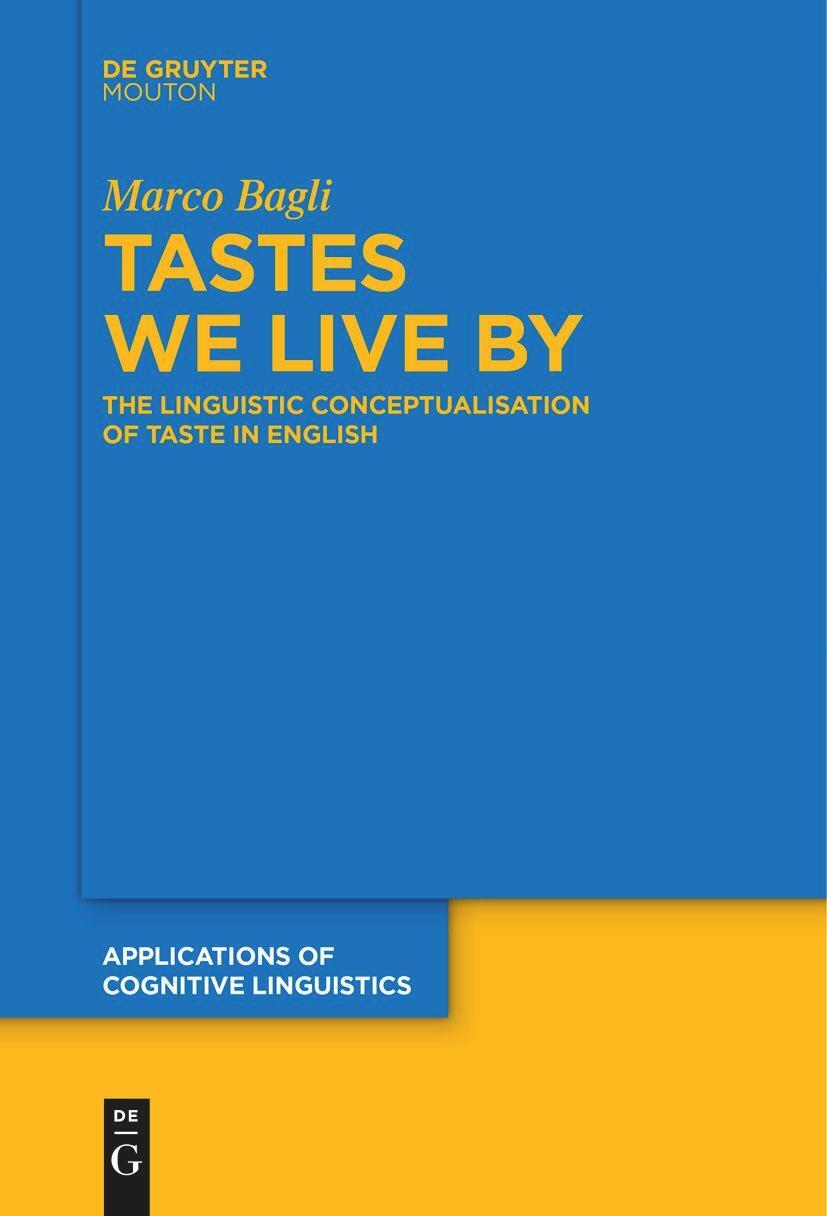 Cover: 9783111255767 | Tastes We Live By | Marco Bagli | Taschenbuch | ISSN | Paperback