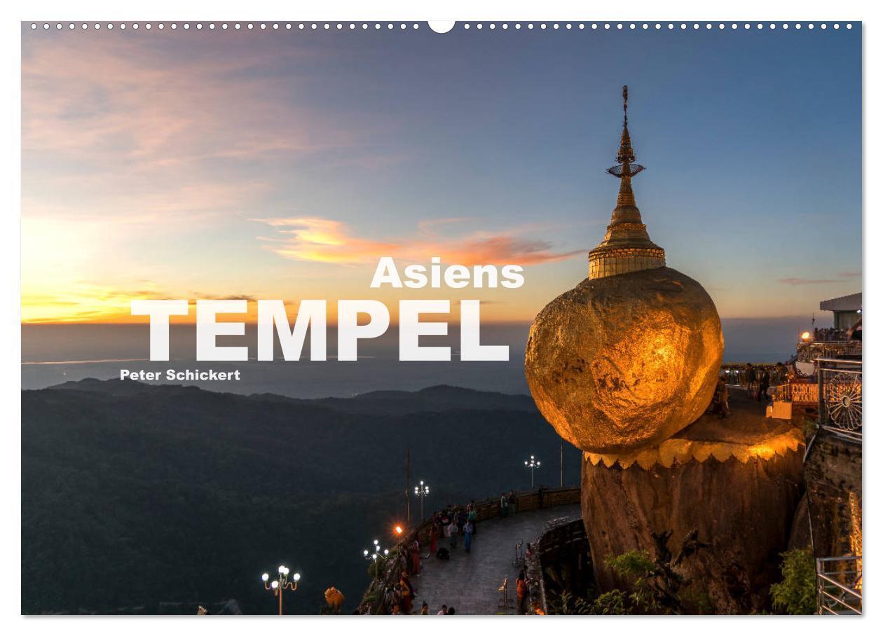 Cover: 9783383025198 | Asiens Tempel (Wandkalender 2024 DIN A2 quer), CALVENDO Monatskalender