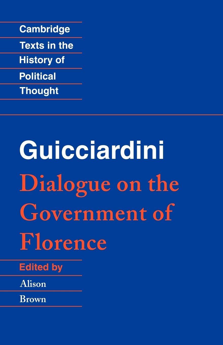 Cover: 9780521456234 | Guicciardini | Dialogue on the Government of Florence | Guicciardini