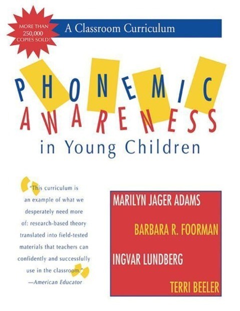 Cover: 9781557663214 | Phonemic Awareness in Young Children: A Classroom Curriculum | Buch