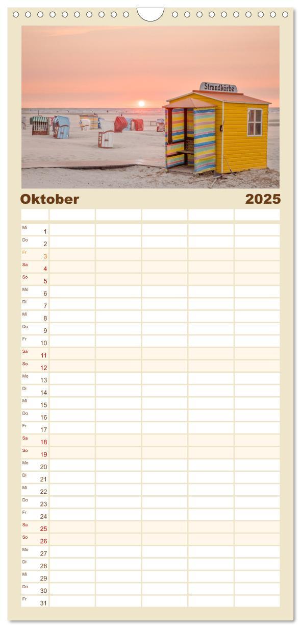 Bild: 9783457102978 | Familienplaner 2025 - Moin Juist mit 5 Spalten (Wandkalender, 21 x...