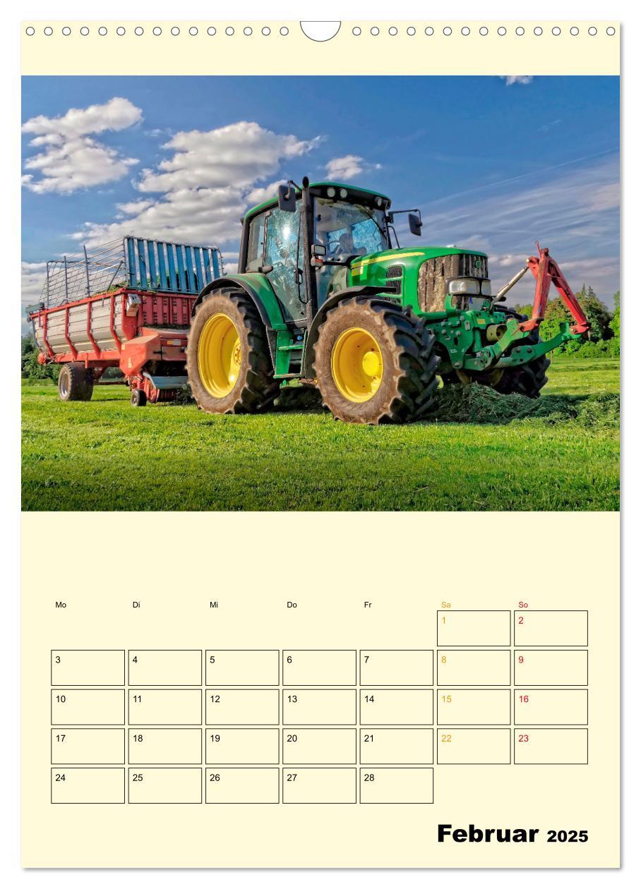 Bild: 9783435903481 | Traktor Giganten (Wandkalender 2025 DIN A3 hoch), CALVENDO...