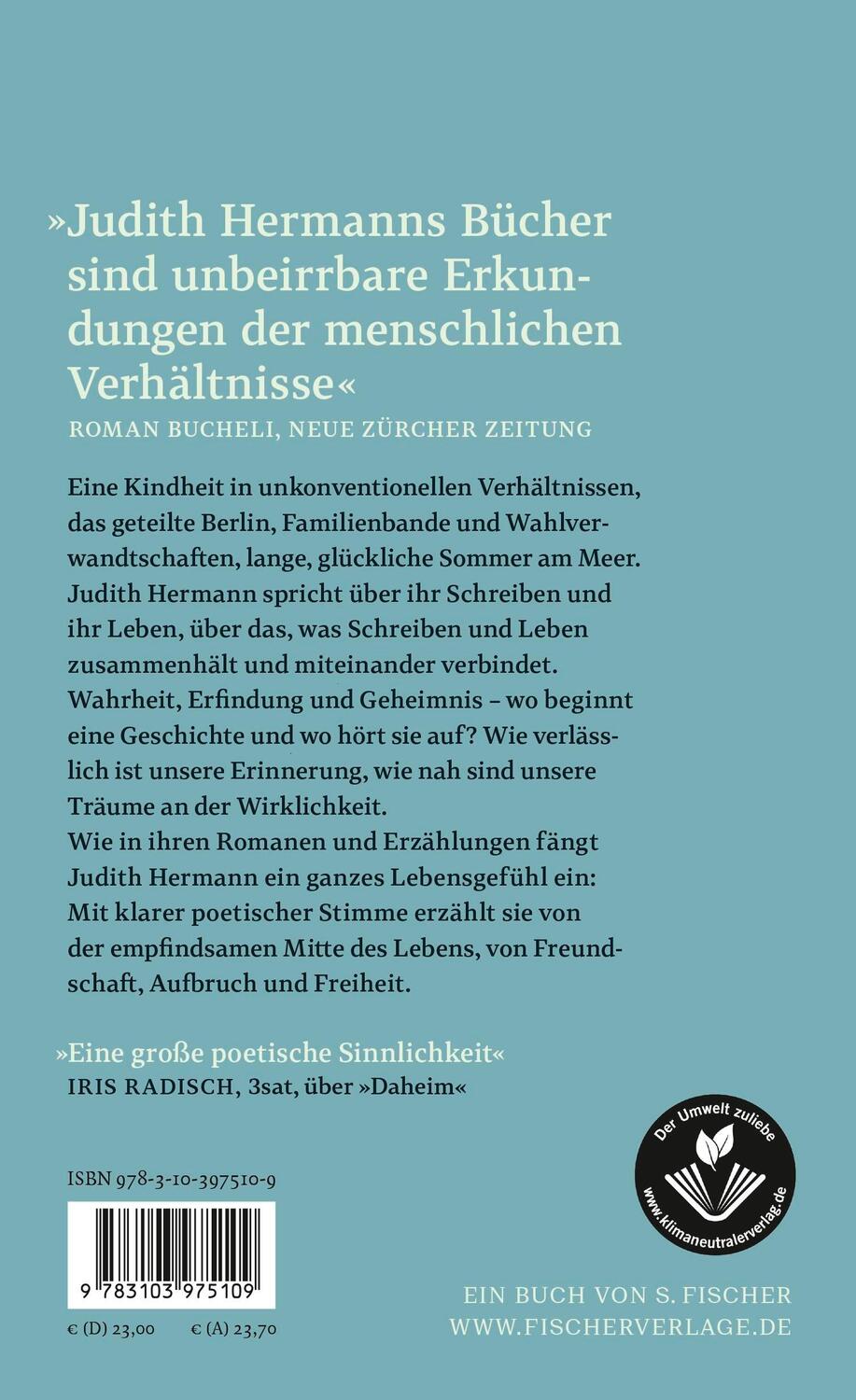 Rückseite: 9783103975109 | Wir hätten uns alles gesagt | Judith Hermann | Buch | 192 S. | Deutsch