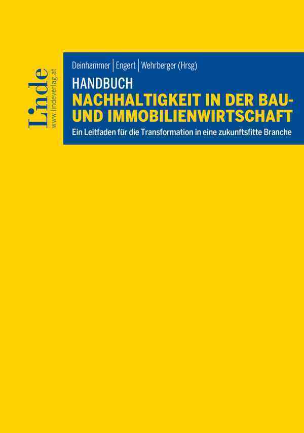 Cover: 9783707350616 | Handbuch Nachhaltigkeit in der Bau- und Immobilienwirtschaft | Buch