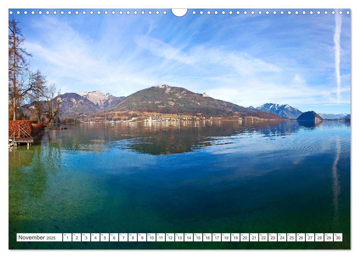 Bild: 9783435386123 | Der schöne Wolfgangsee im Salzkammergut (Wandkalender 2025 DIN A3...