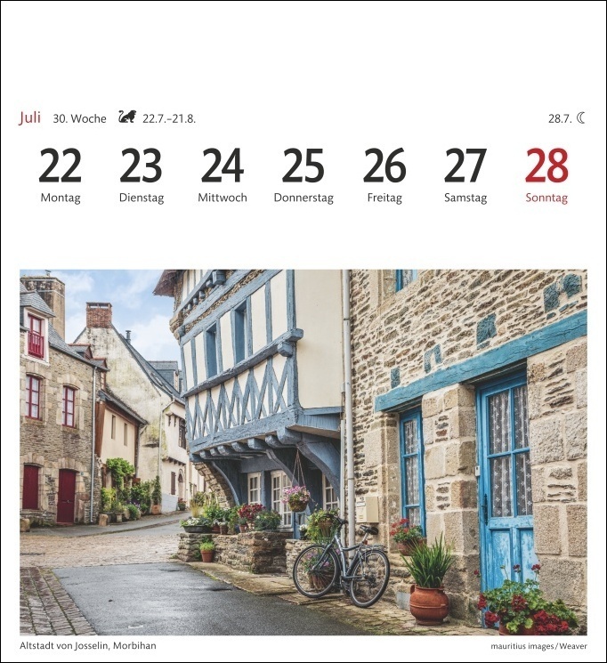 Bild: 9783840032608 | Bretagne &amp; Normandie Sehnsuchtskalender 2024. 53 Postkarten in...