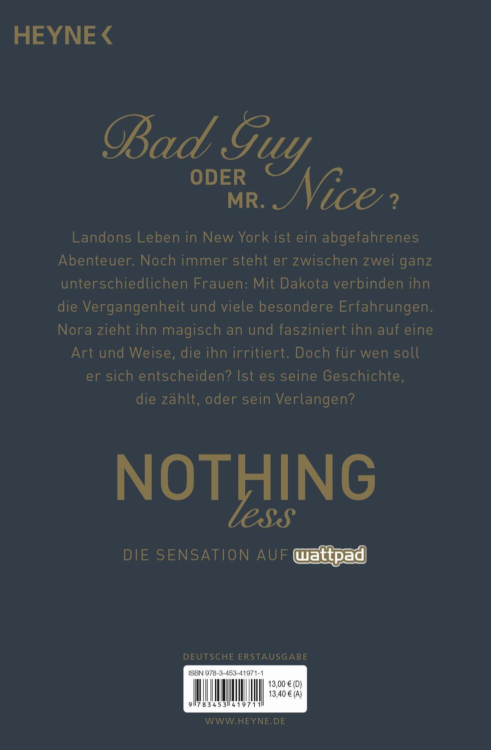 Bild: 9783453419711 | Nothing less | Anna Todd | Taschenbuch | After | 335 S. | Deutsch