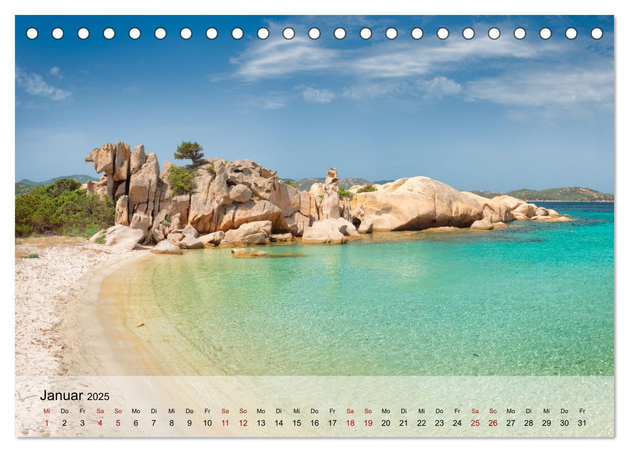 Bild: 9783383792885 | Wunderbares Sardinien (Tischkalender 2025 DIN A5 quer), CALVENDO...