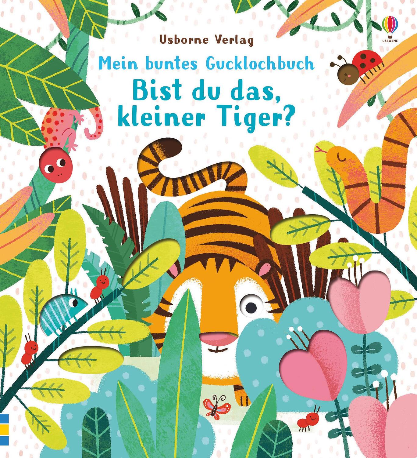 Cover: 9781789410334 | Mein buntes Gucklochbuch: Bist du das, kleiner Tiger? | ab 6 Monaten