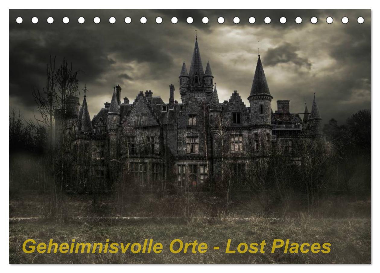 Cover: 9783435771943 | Geheimnisvolle Orte - Lost Places (Tischkalender 2025 DIN A5 quer),...