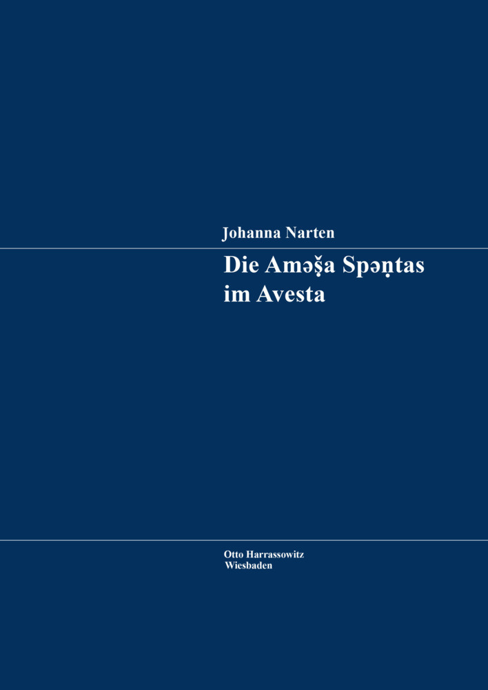 Cover: 9783447022002 | Die Amesa Spentas im Avesta | Johanna Narten | Taschenbuch | Deutsch