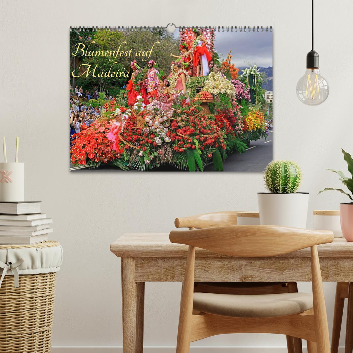 Bild: 9783435457366 | Blumenfest auf Madeira (Wandkalender 2025 DIN A3 quer), CALVENDO...