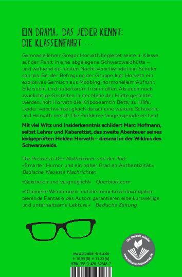 Rückseite: 9783426525487 | Horvath und die verschwundenen Schüler | Marc Hofmann | Taschenbuch