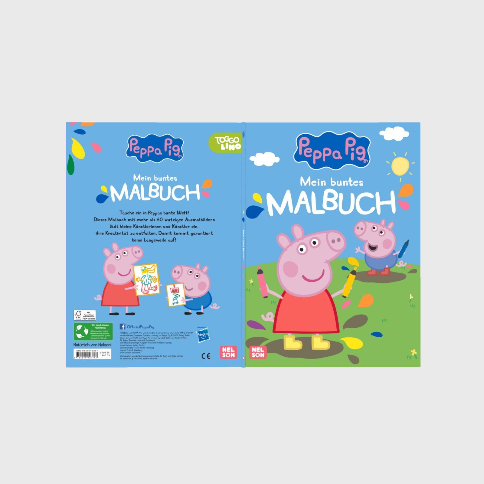 Bild: 9783845127767 | Peppa Wutz Ausmalbilder: Mein buntes Malbuch | Taschenbuch | 64 S.