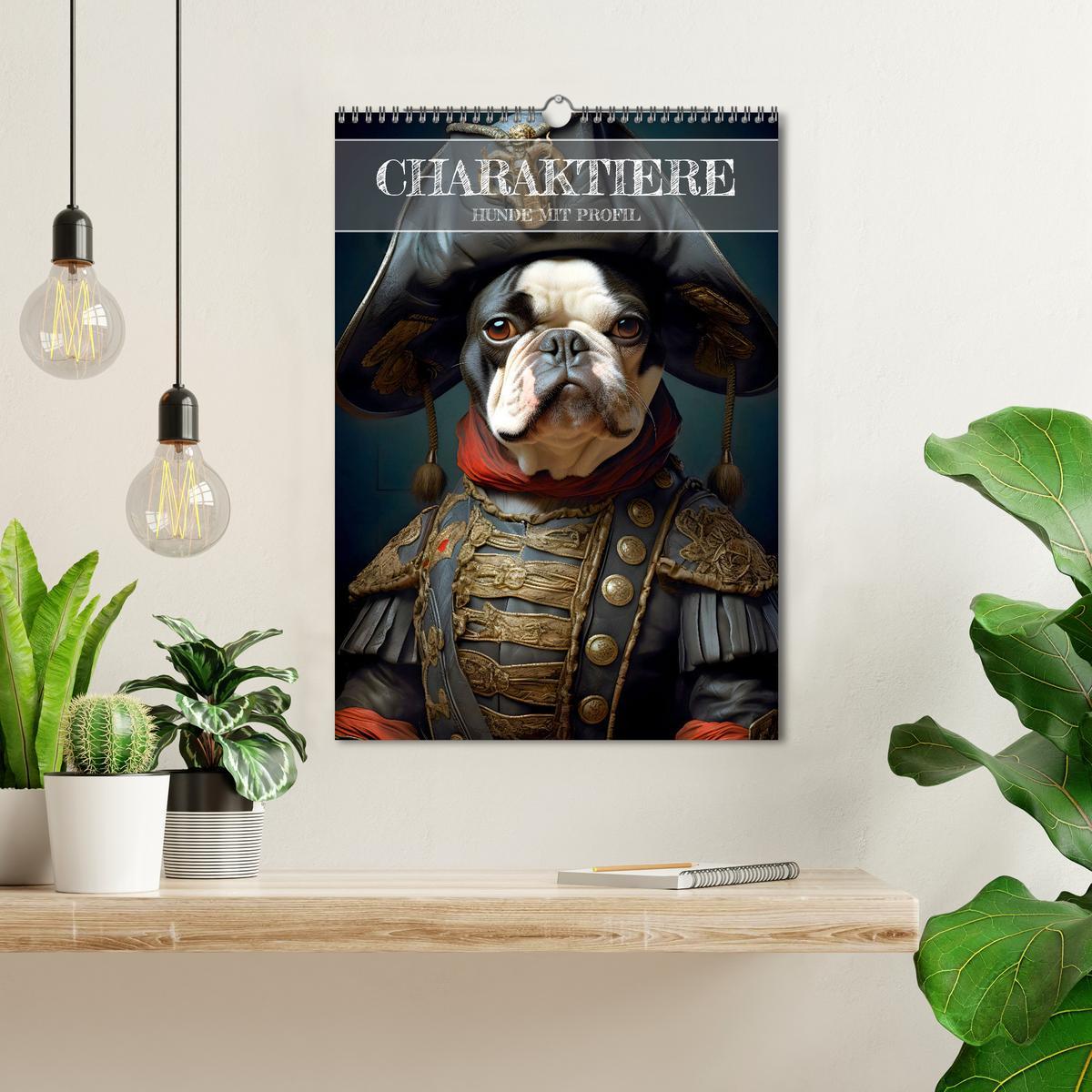 Bild: 9783435854257 | CHARAKTIERE Hunde mit Profil (Wandkalender 2025 DIN A3 hoch),...