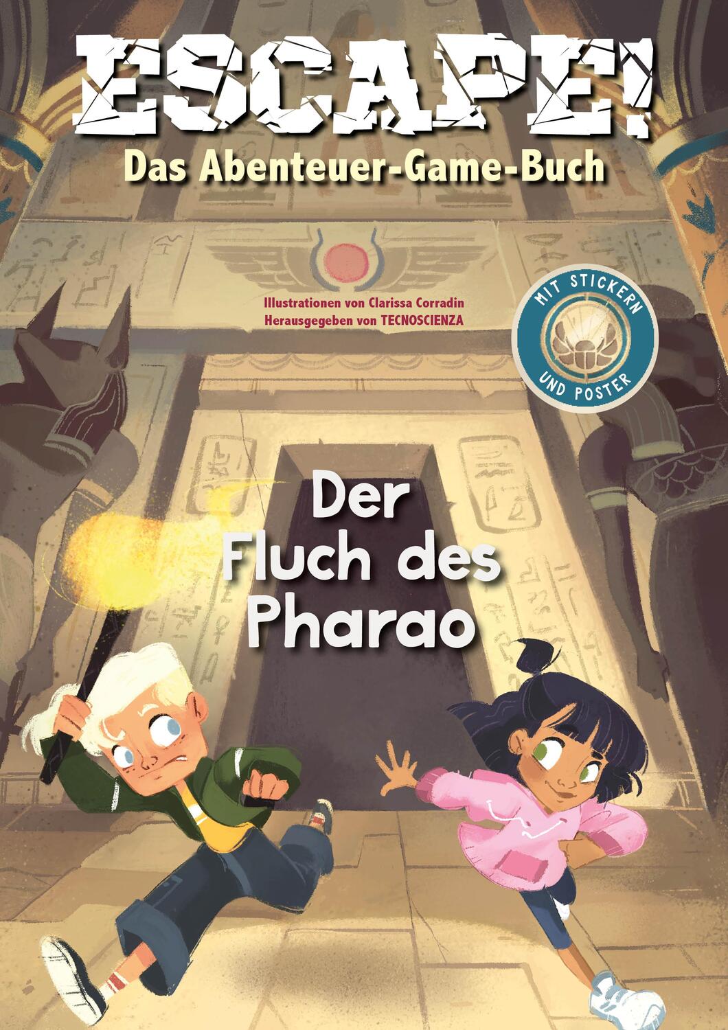 Cover: 9788863125856 | Escape! Das Abenteuer-Game-Buch: Der Fluch des Pharao | Crivellini