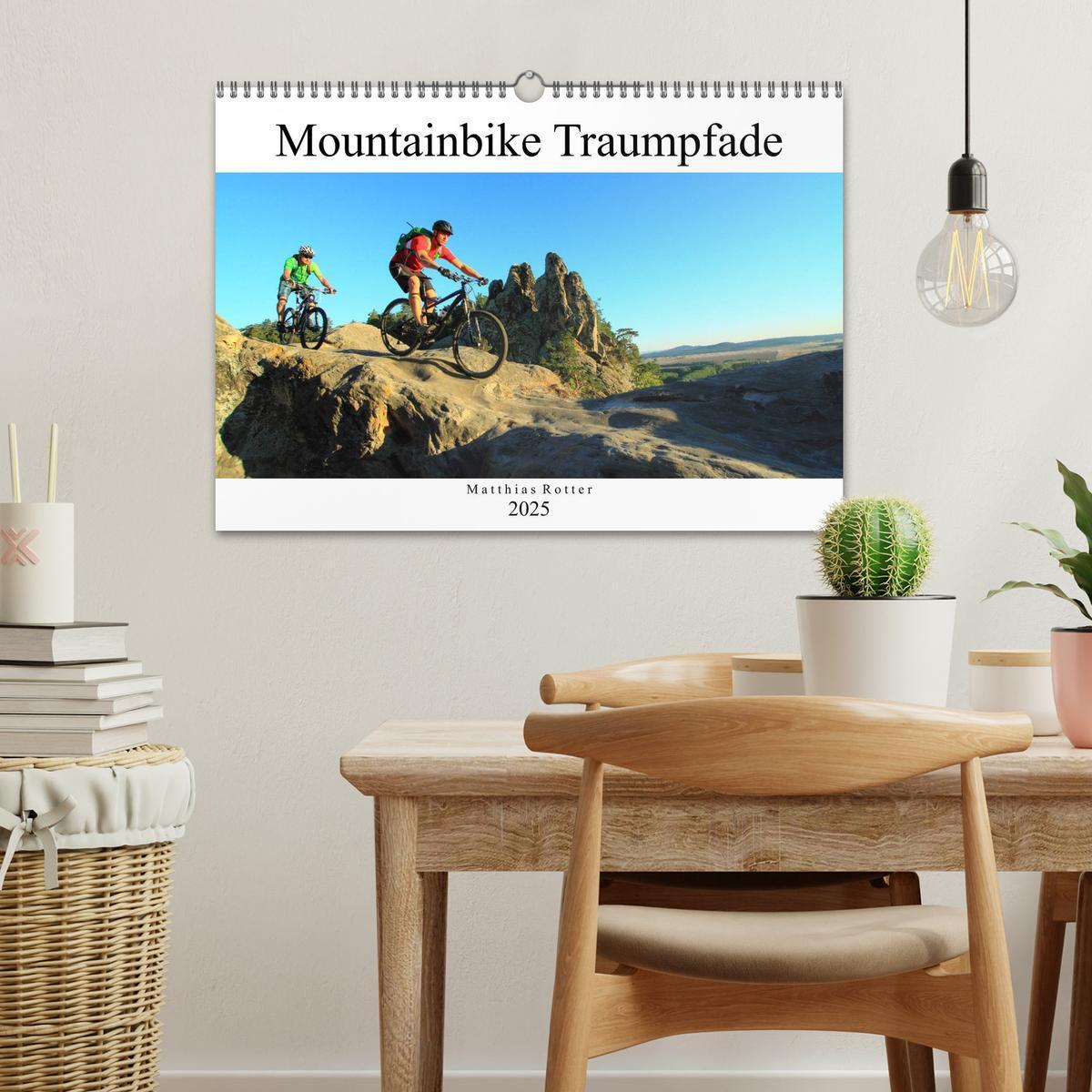 Bild: 9783435353767 | Mountainbike Traumpfade (Wandkalender 2025 DIN A3 quer), CALVENDO...