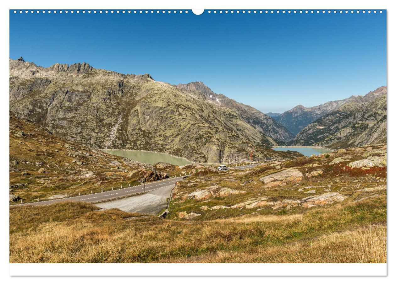 Bild: 9783435481019 | Schweizer Alpenpässe (Wandkalender 2025 DIN A2 quer), CALVENDO...