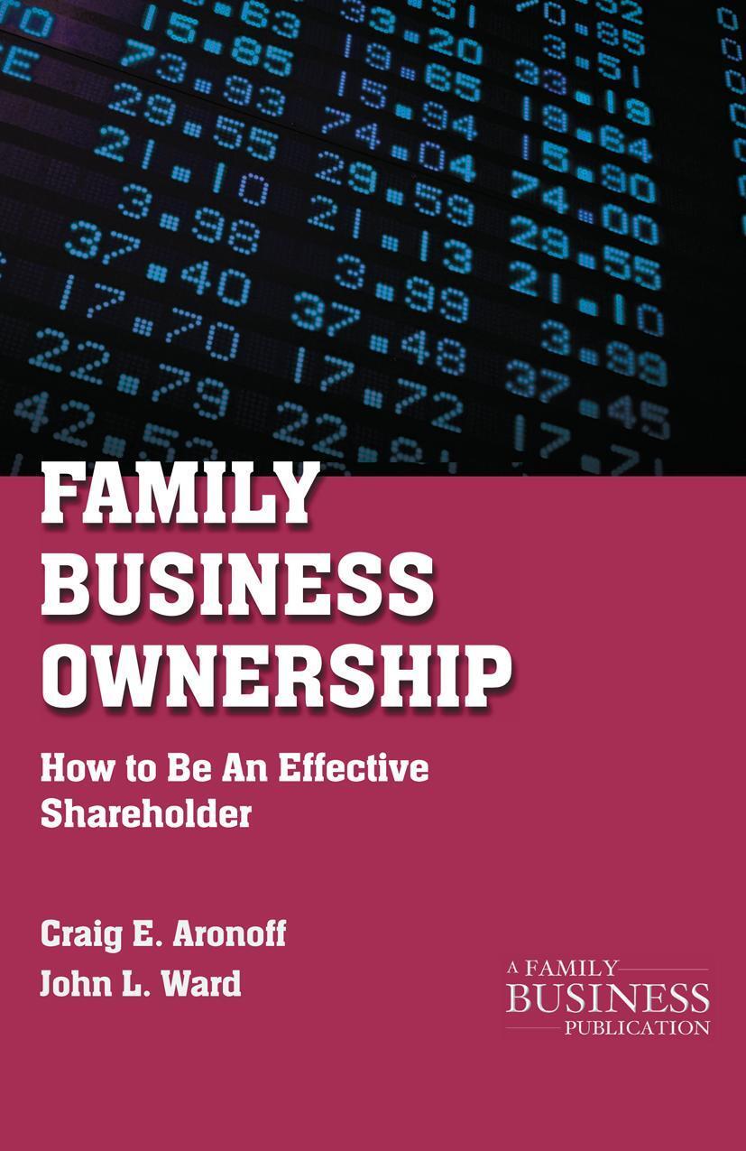 Cover: 9780230112308 | Family Business Ownership | How to Be an Effective Shareholder | Buch