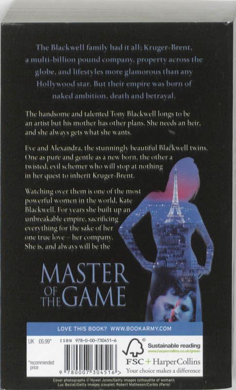 Rückseite: 9780007304516 | Master of the Game | Sidney Sheldon | Taschenbuch | 673 S. | Englisch