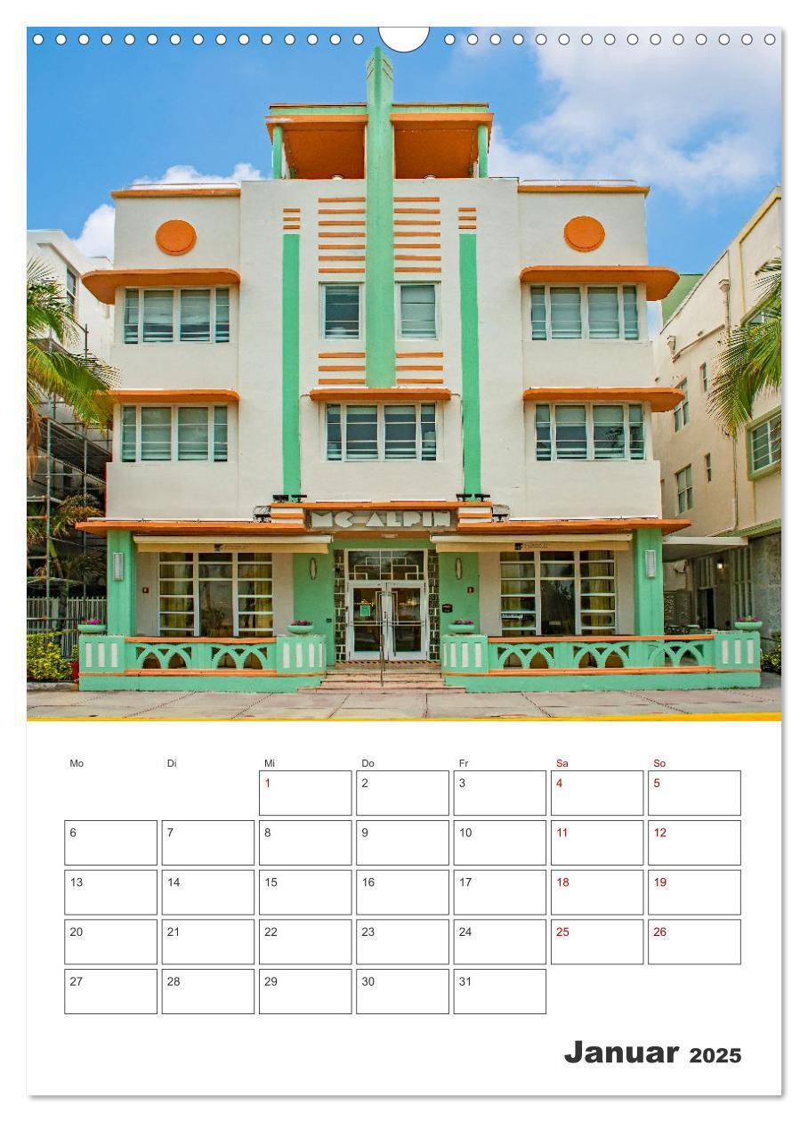 Bild: 9783457156483 | Miami - Reiseplaner (Wandkalender 2025 DIN A3 hoch), CALVENDO...