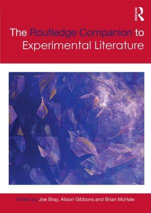 Cover: 9781138797383 | The Routledge Companion to Experimental Literature | Joe Bray (u. a.)