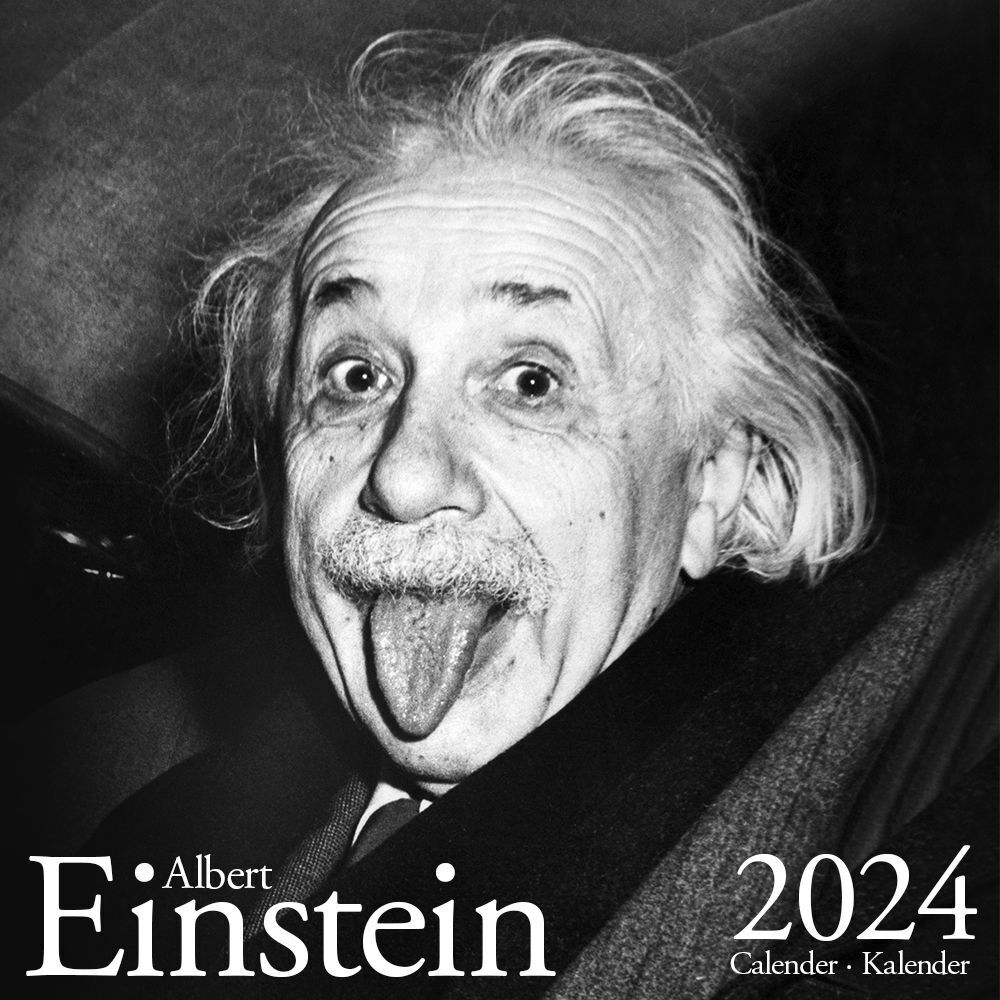 Cover: 9781960825766 | Albert Einstein Kalender 2024 | witzig, lustig, humorvoll. | Kalender