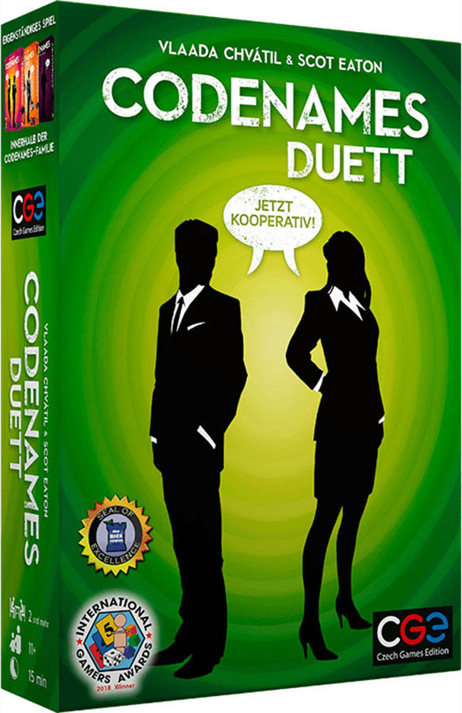 Cover: 4260664070719 | Codenames Duett | Kooperatives Assoziationsspiel | Vlaada Chvátil