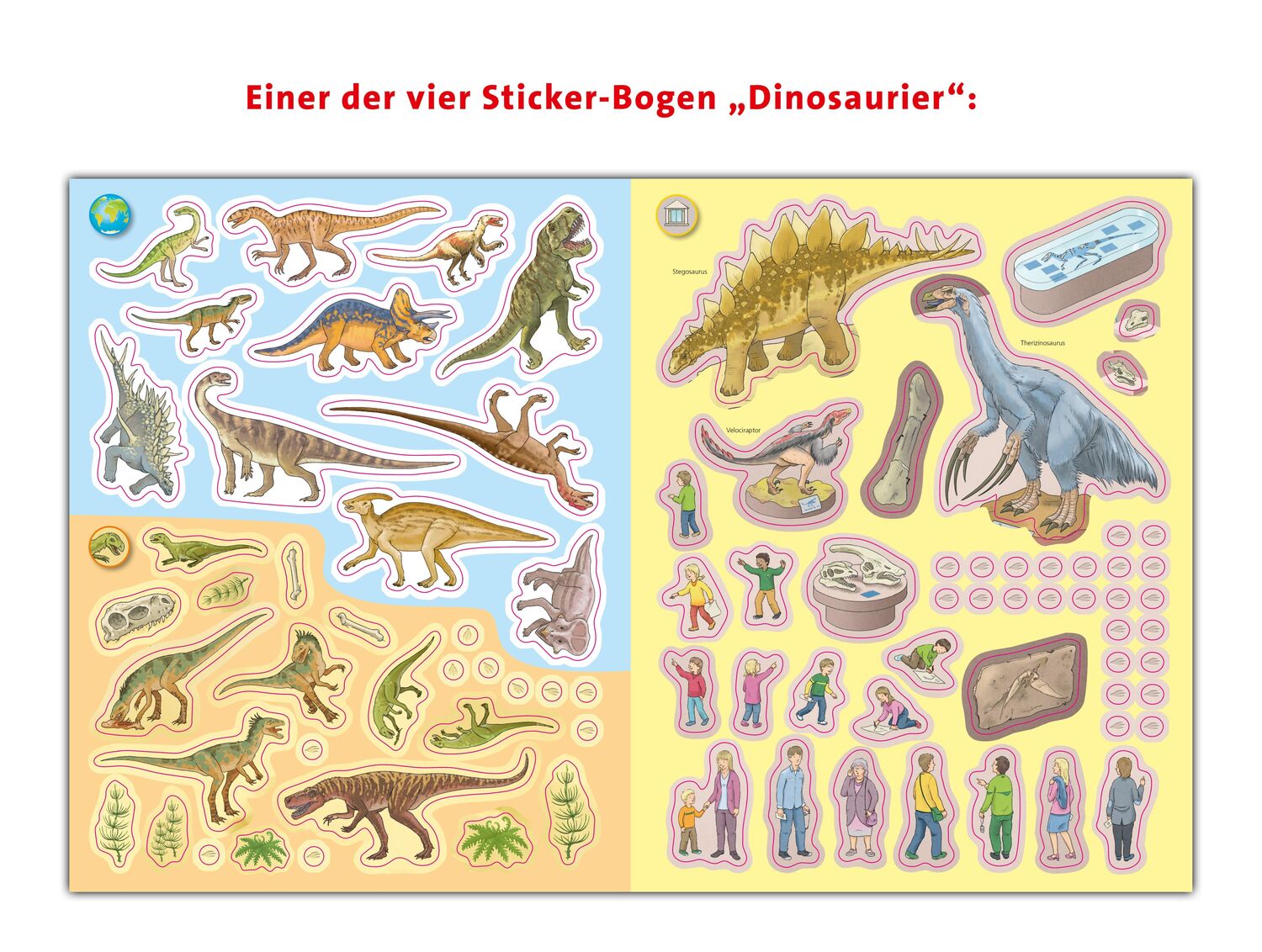 Bild: 9783473326778 | Dinosaurier Stickerheft | Taschenbuch | 24 S. | Deutsch | 2017