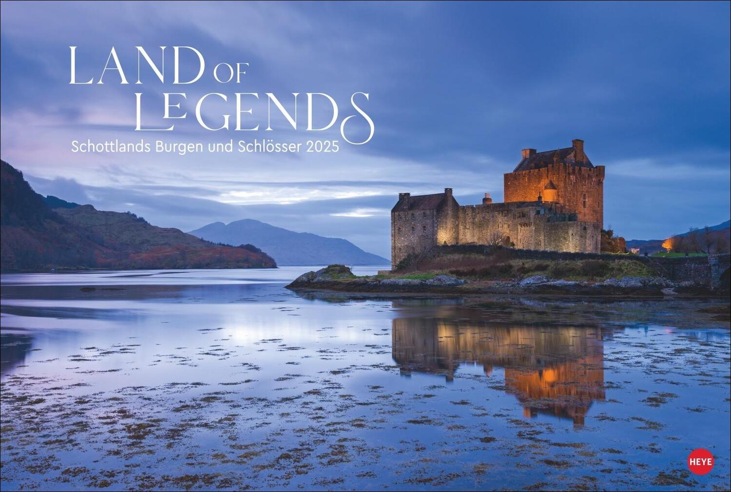 Cover: 9783756404773 | Land of Legends Kalender 2025 - Schottlands Burgen und Schlösser