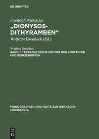Cover: 9783110121957 | ¿Dionysos-Dithyramben¿ | Wolfram Groddeck | Buch | ISSN | 2 Bücher