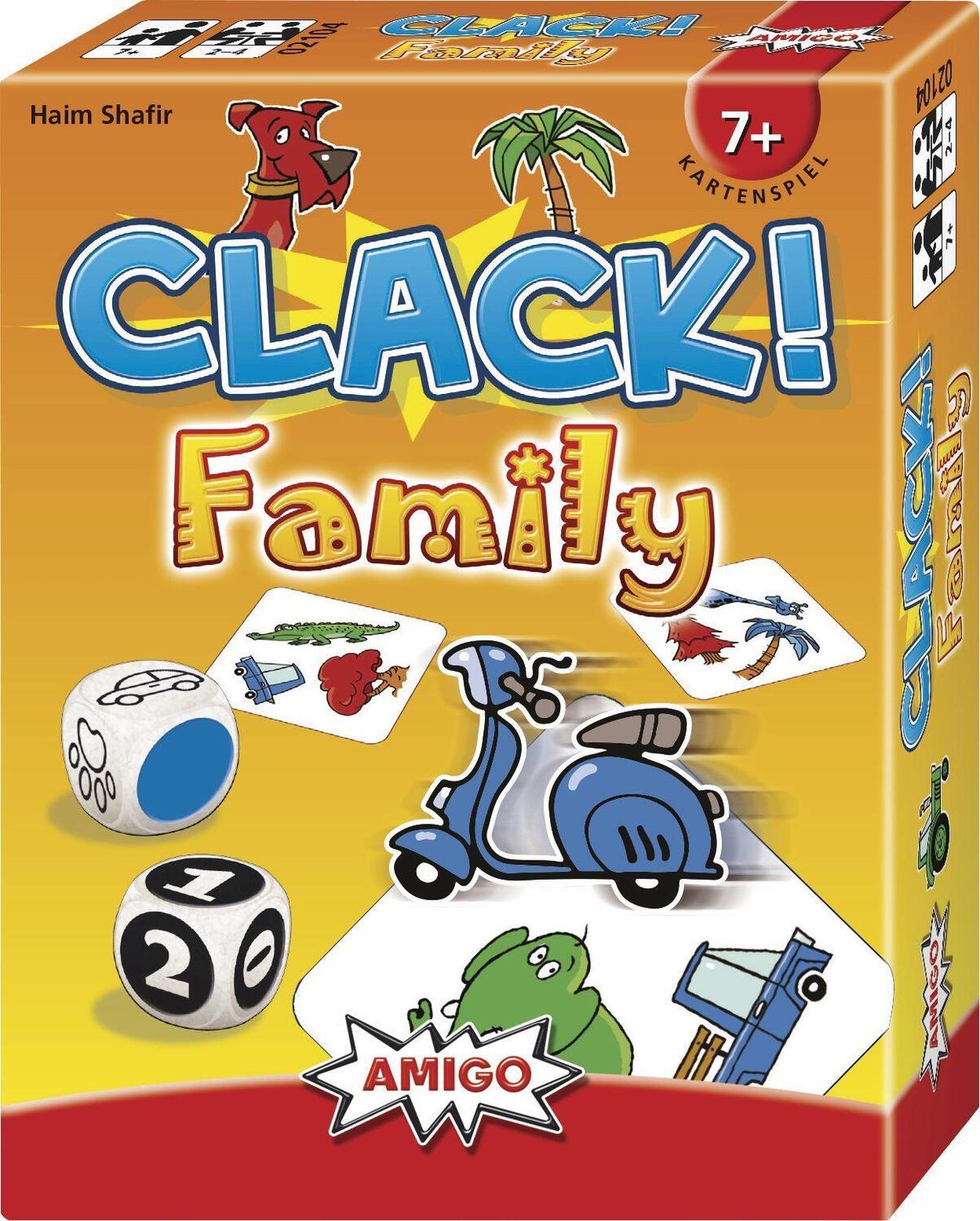 Cover: 4007396021042 | Clack! Family | AMIGO Spiel Freizeit | Spiel | Deutsch | 2021 | Amigo