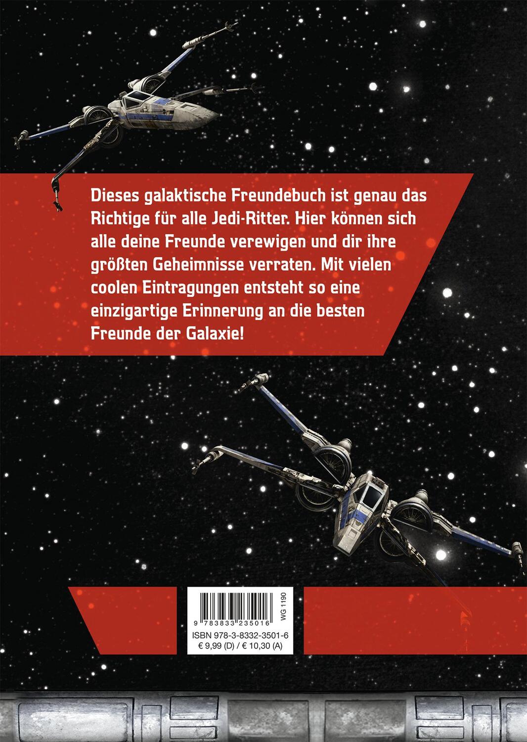 Rückseite: 9783833235016 | Star Wars Freundebuch: Meine Freunde | Buch | 72 S. | Deutsch | 2017