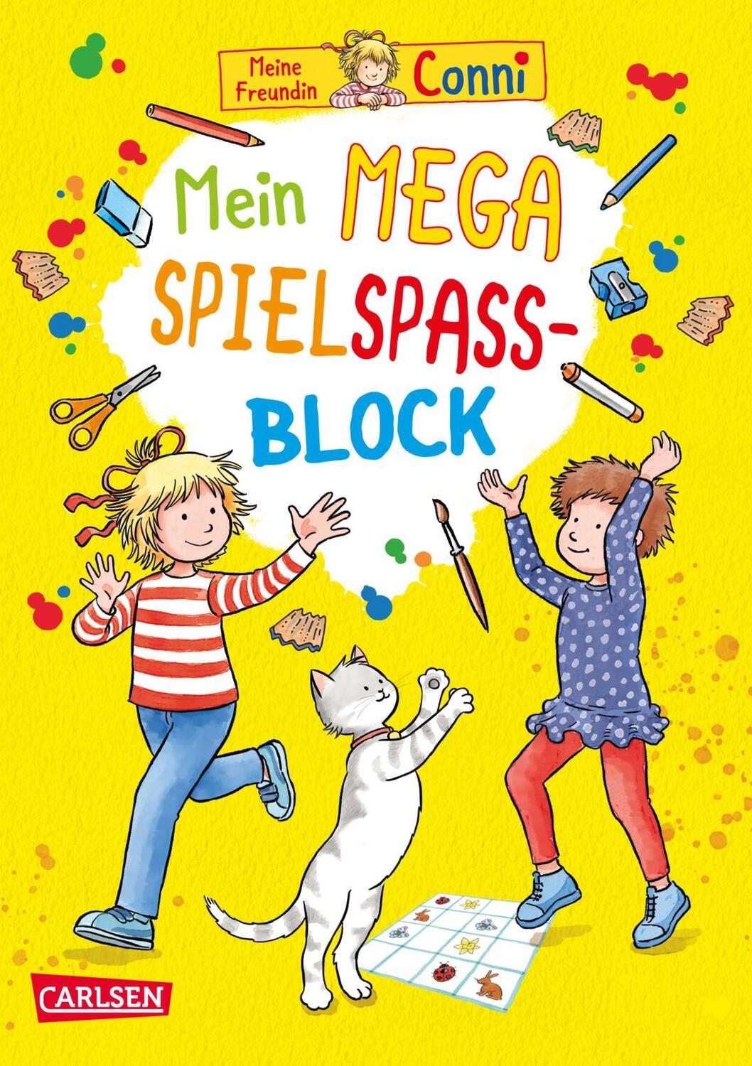 Cover: 9783551189592 | Conni Gelbe Reihe (Beschäftigungsbuch): Mein Mega-Spielspaß-Block