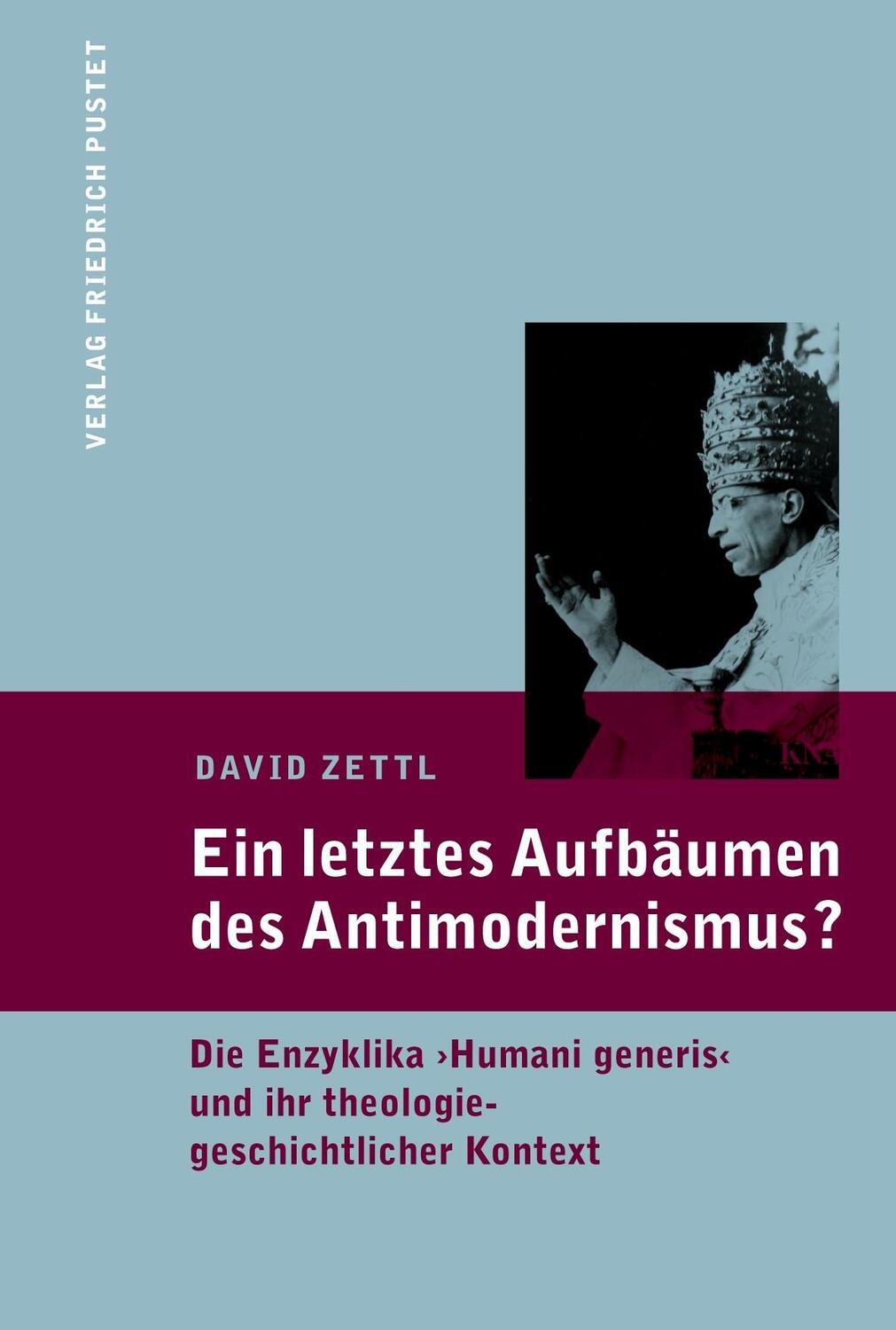 Cover: 9783791733265 | Ein letztes Aufbäumen des Antimodernismus? | David Zettl | Taschenbuch